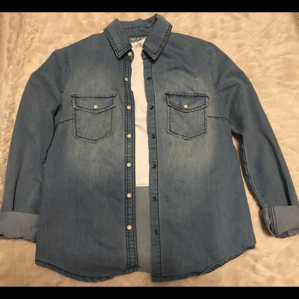 ✨Rustic jean top✨